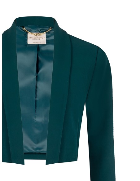 Bolero aberto em tecido técnico Rinascimento