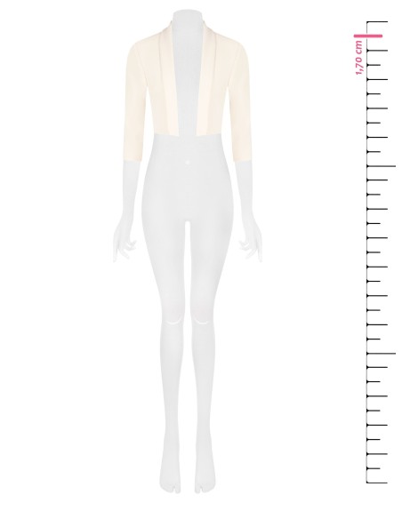Bolero aberto em tecido técnico Rinascimento