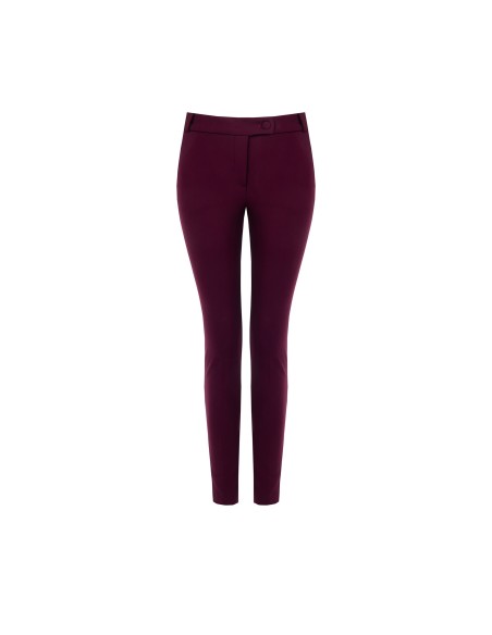 Calças skinny em crepe de mergulho Rinascimento