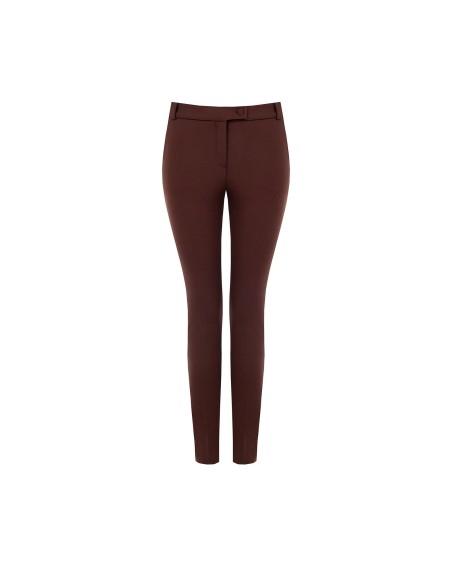 Calças skinny em crepe de mergulho Rinascimento