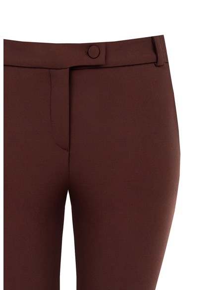 Calças skinny em crepe de mergulho Rinascimento