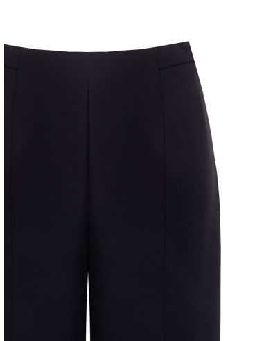 Calças Palace em tecido fluido com fecho de correr lateral Rinascimento