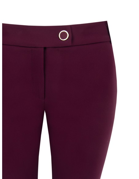 Calça cigarrete em tecido técnico Rinascimento