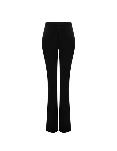 Calças largas em tecido técnico com fecho de correr lateral Rinascimento