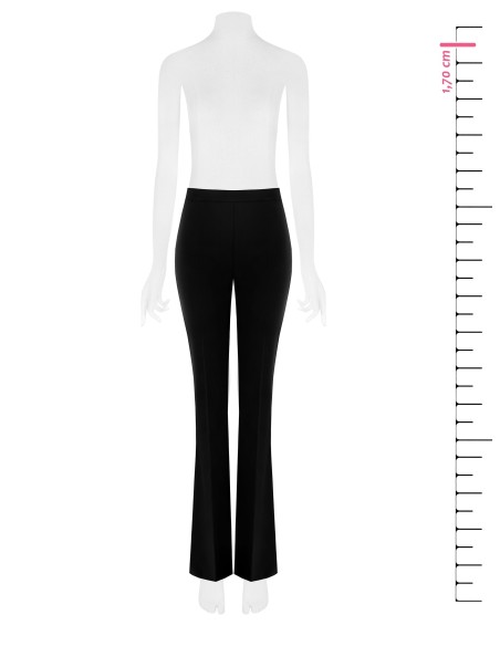 Calças largas em tecido técnico com fecho de correr lateral Rinascimento