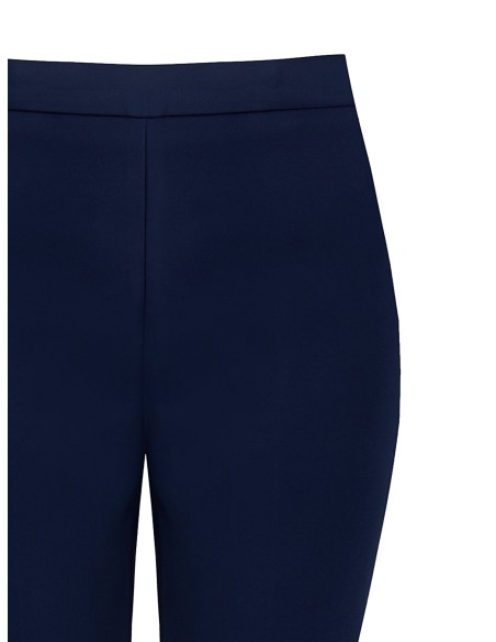 Calças largas em tecido técnico com fecho de correr lateral Rinascimento