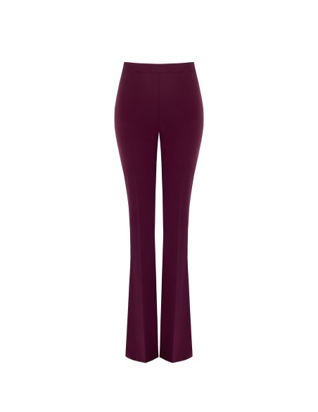 Calças largas em tecido técnico com fecho de correr lateral Rinascimento