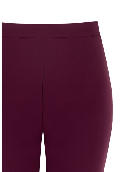 Calças largas em tecido técnico com fecho de correr lateral Rinascimento