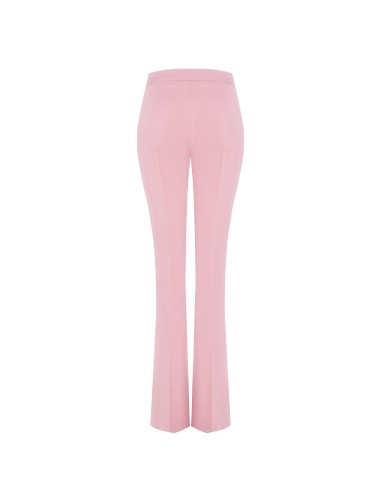 Calças largas em tecido técnico com fecho de correr lateral Rinascimento