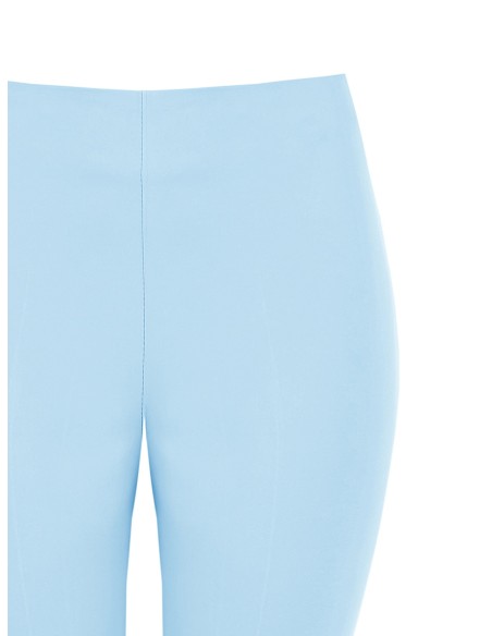 Calça cigarrete em tecido técnico com botões nos tornozelos Rinascimento