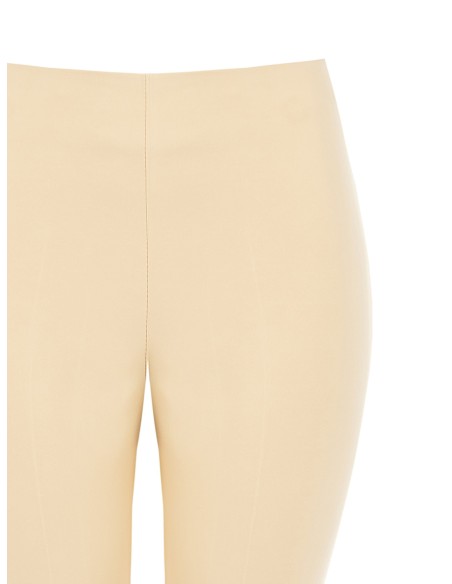 Calça cigarrete em tecido técnico com botões nos tornozelos Rinascimento