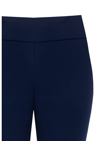 Leggings em crepe de mergulho com fecho de correr lateral Rinascimento