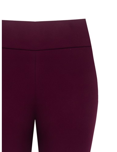 Leggings em crepe de mergulho com fecho de correr lateral Rinascimento