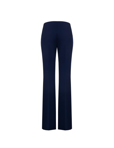 Calças de crepe Scuba Palace com fecho lateral Rinascimento
