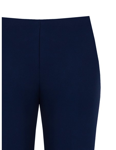 Calças de crepe Scuba Palace com fecho lateral Rinascimento