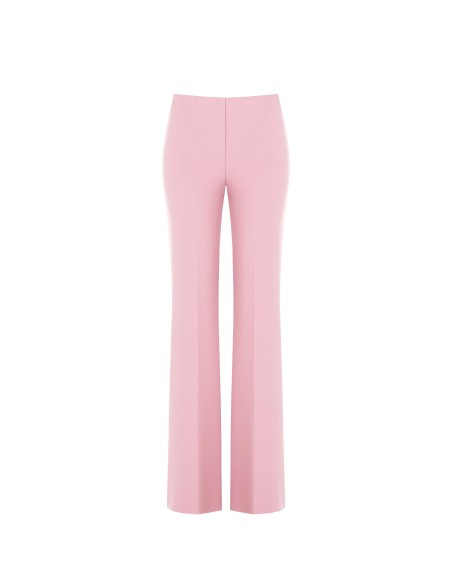 Calças de crepe Scuba Palace com fecho lateral Rinascimento