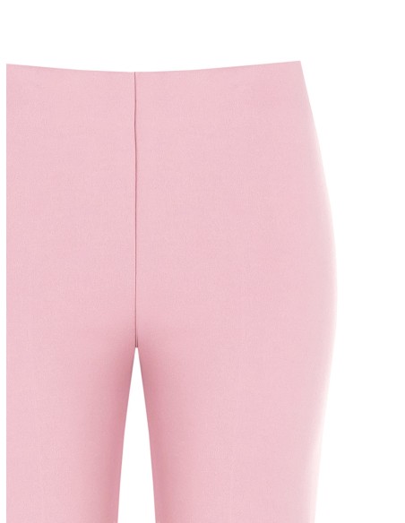 Calças de crepe Scuba Palace com fecho lateral Rinascimento