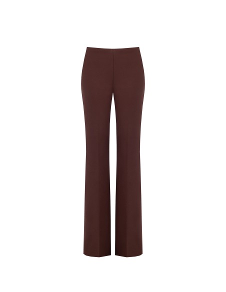 Calças de crepe Scuba Palace com fecho lateral Rinascimento