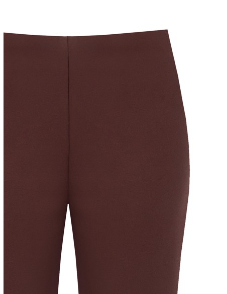 Calças de crepe Scuba Palace com fecho lateral Rinascimento