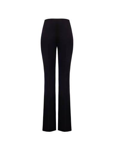 Calças largas em tecido técnico com fecho de correr lateral Rinascimento