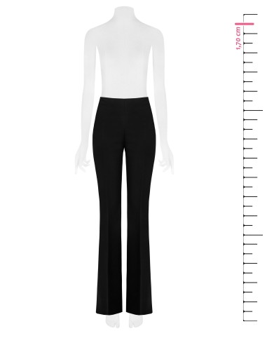 Calças largas em tecido técnico com fecho de correr lateral Rinascimento