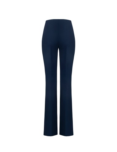 Calças largas em tecido técnico com fecho de correr lateral Rinascimento