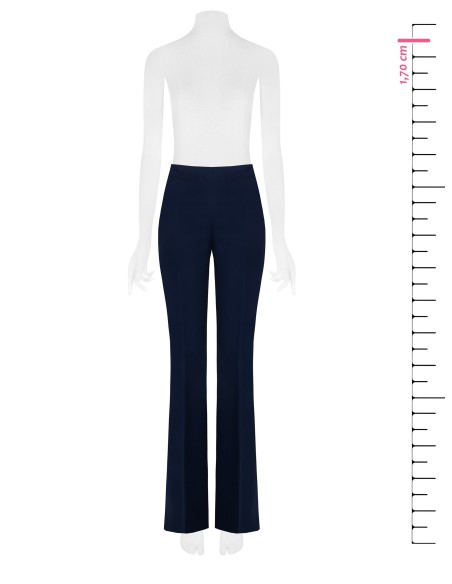 Calças largas em tecido técnico com fecho de correr lateral Rinascimento