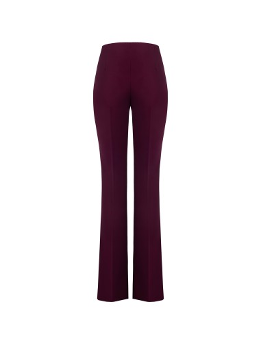 Calças largas em tecido técnico com fecho de correr lateral Rinascimento