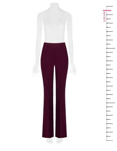 Calças largas em tecido técnico com fecho de correr lateral Rinascimento