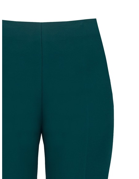 Calças largas em tecido técnico com fecho de correr lateral Rinascimento