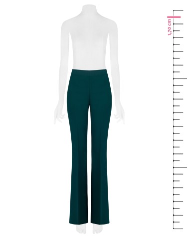 Calças largas em tecido técnico com fecho de correr lateral Rinascimento