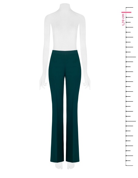 Calças largas em tecido técnico com fecho de correr lateral Rinascimento