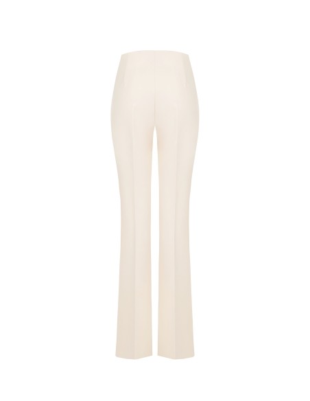 Calças largas em tecido técnico com fecho de correr lateral Rinascimento