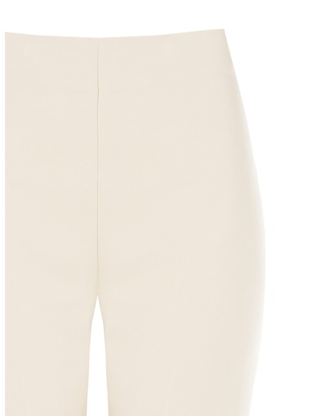 Calças largas em tecido técnico com fecho de correr lateral Rinascimento