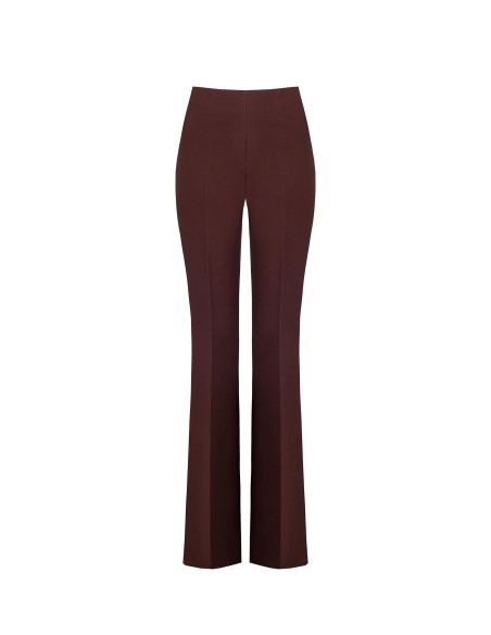 Calças largas em tecido técnico com fecho de correr lateral Rinascimento