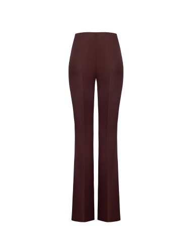 Calças largas em tecido técnico com fecho de correr lateral Rinascimento