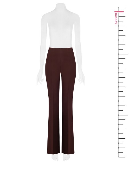 Calças largas em tecido técnico com fecho de correr lateral Rinascimento