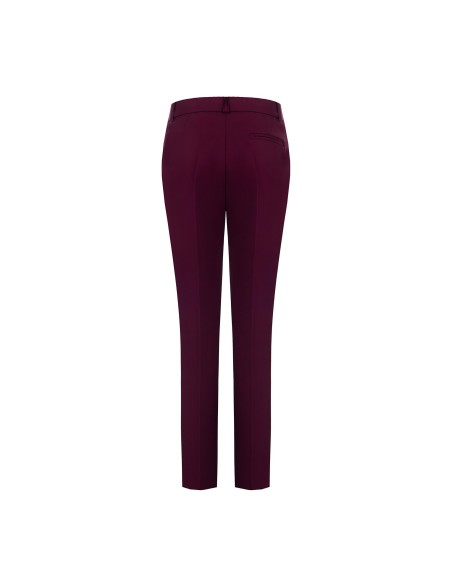 Calças rectas de tecido técnico com bolsos Rinascimento