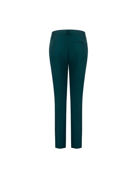 Calças rectas de tecido técnico com bolsos Rinascimento