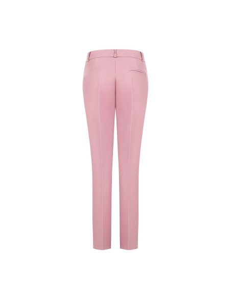 Calças rectas de tecido técnico com bolsos Rinascimento