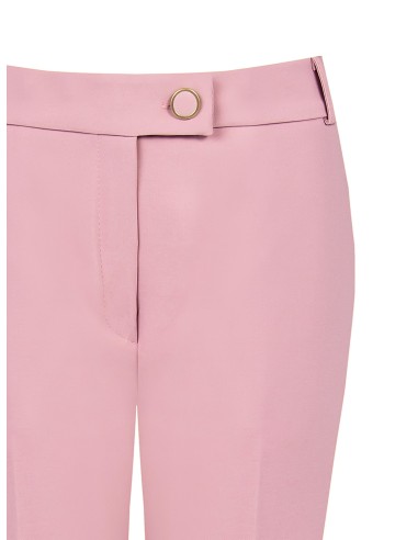 Calças rectas de tecido técnico com bolsos Rinascimento