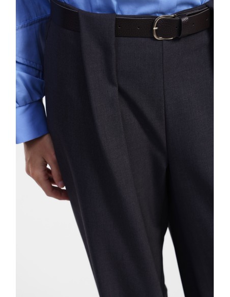 Calças de perna larga com cinto Dixie