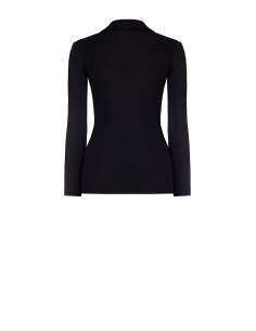 Casaco blazer em tecido técnico com botões de jóias Rinascimento 2