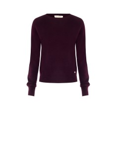 Camisola de lã com gola redonda e etiqueta com o logótipo RR Rinascimento