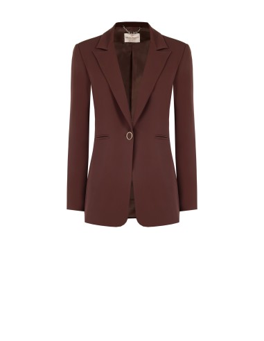 Casaco blazer com pregas largas em tecido técnico Rinascimento