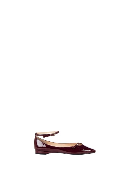 Bailarinas em pele brilhante com tira no tornozelo Rinascimento