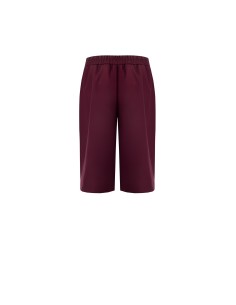 Bermuda de viscose mista com pregas duplas e elástico nas costas Rinascimento 2