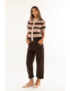 Calças de cintura baixa Kontatto