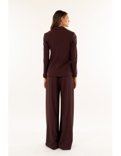 Fato com casaco trespassado Calças largas Kontatto 2