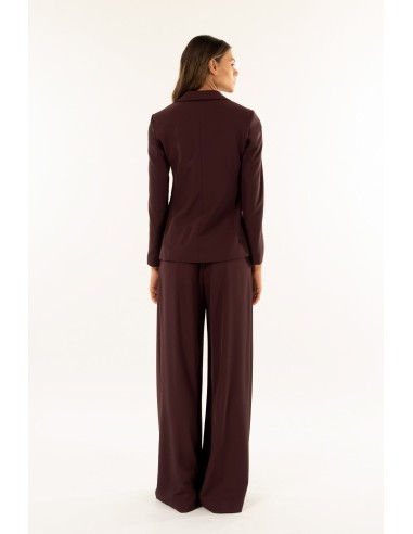 Fato com casaco trespassado Calças largas Kontatto